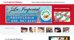 Desktop Screenshot of panaderiaimperial.com